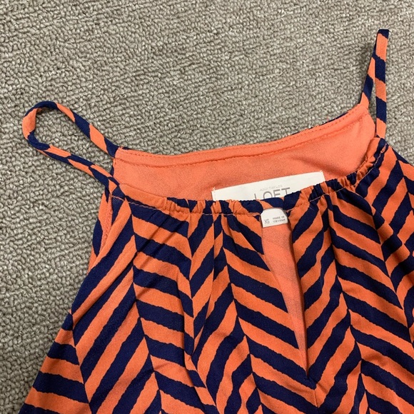 Loft Ann Taylor Chevron Print Maxi Dress XSmall - Picture 6 of 6